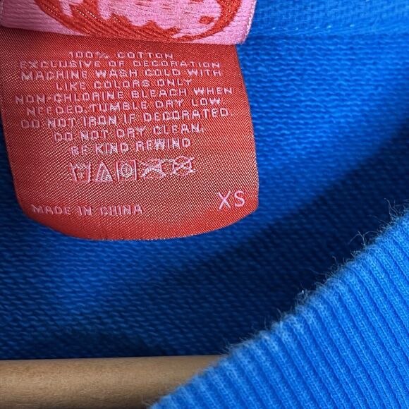 Sanrio x Dumbgood Keroppi Sweatshirt Womens XS King Graphic Crewneck Hello Kitty - Picture 6 of 10